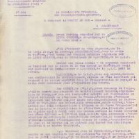 Rapport de police du commissaire principal des renseignements gnraux au prfet du Var au sujet d'un meeting lectoral, organis par la liste commune le 24 avril 1945  Draguignan, 25 avril 1945 (ADV 1W151)