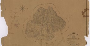 Cuers, extrait du plan cadastral (1845)