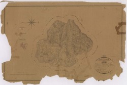 Cuers, extrait du plan cadastral (1845)