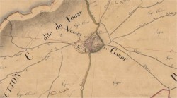 La Garde, extrait du plan cadastral (1829)