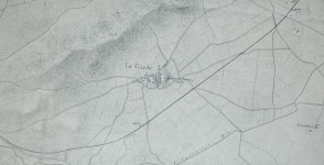 La Garde, extrait d'une carte des "environs de Toulon, golfe de Giens"