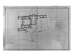 Plan de l'abbaye cistercienne du Thoronet