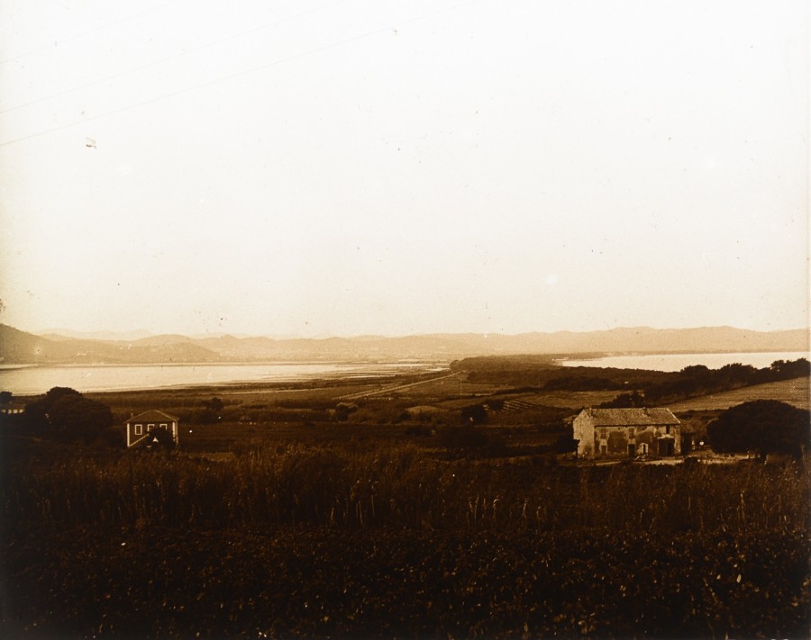 Hyères vue de Giens