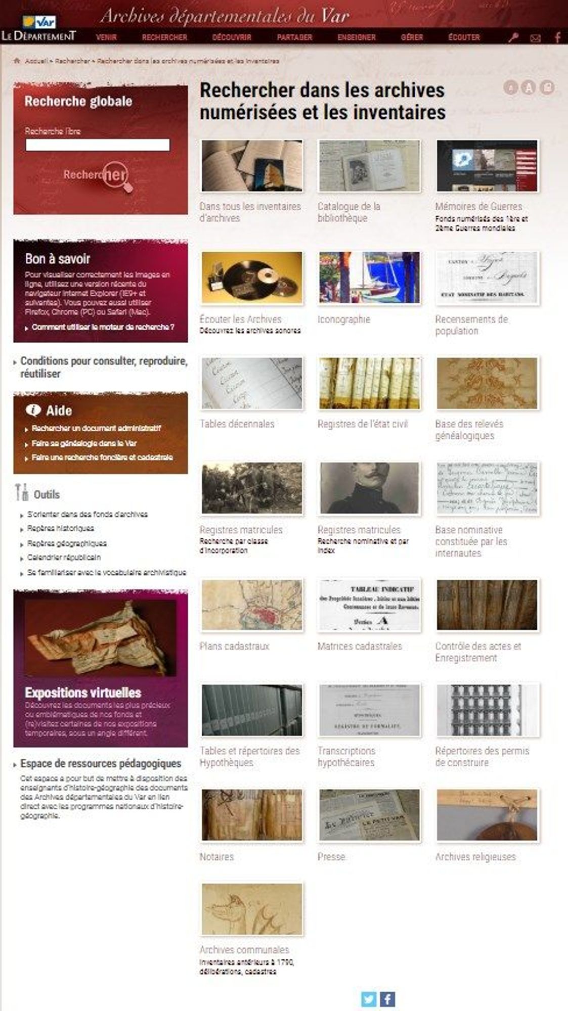 Réutiliser les archives