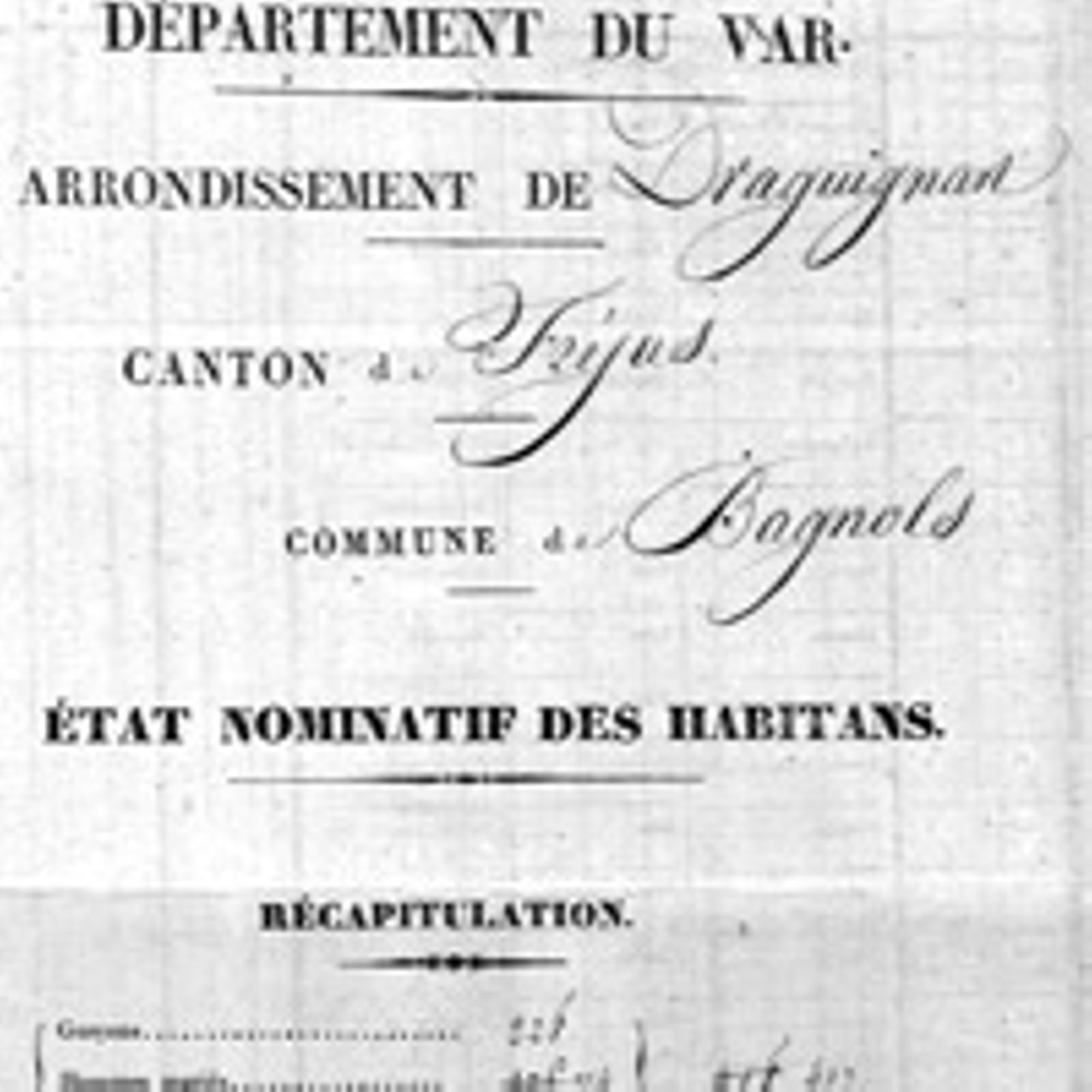 Recensements de population