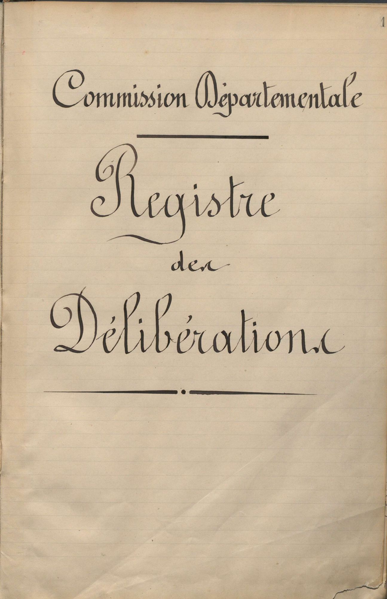 Délibérations du conseil général