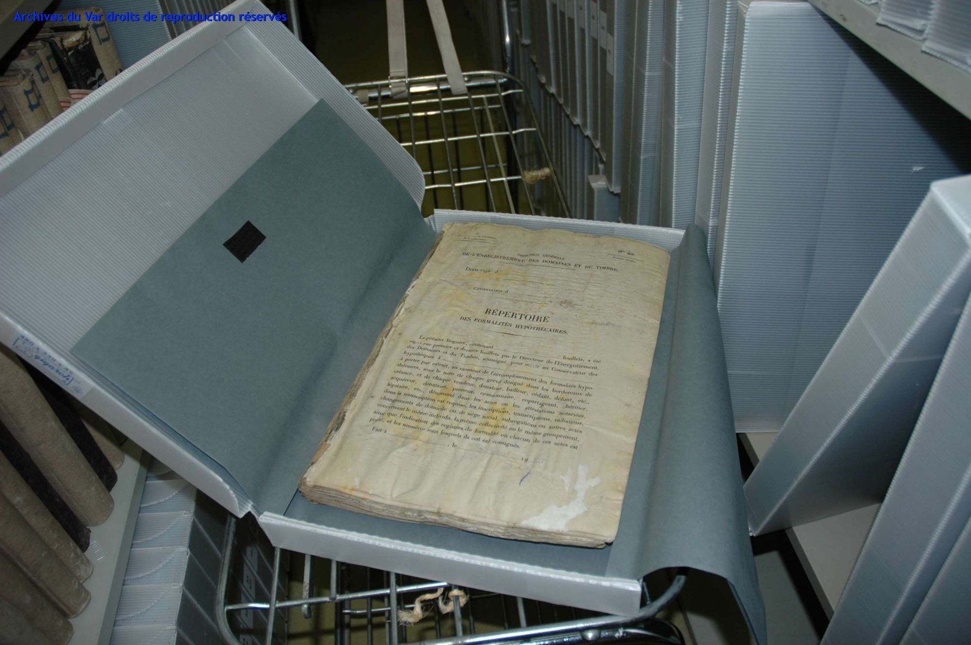 Archives sinistrées, archives sauvées!