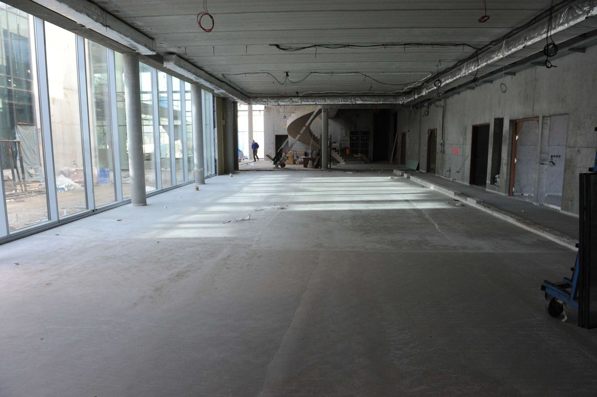 La salle d'expositions