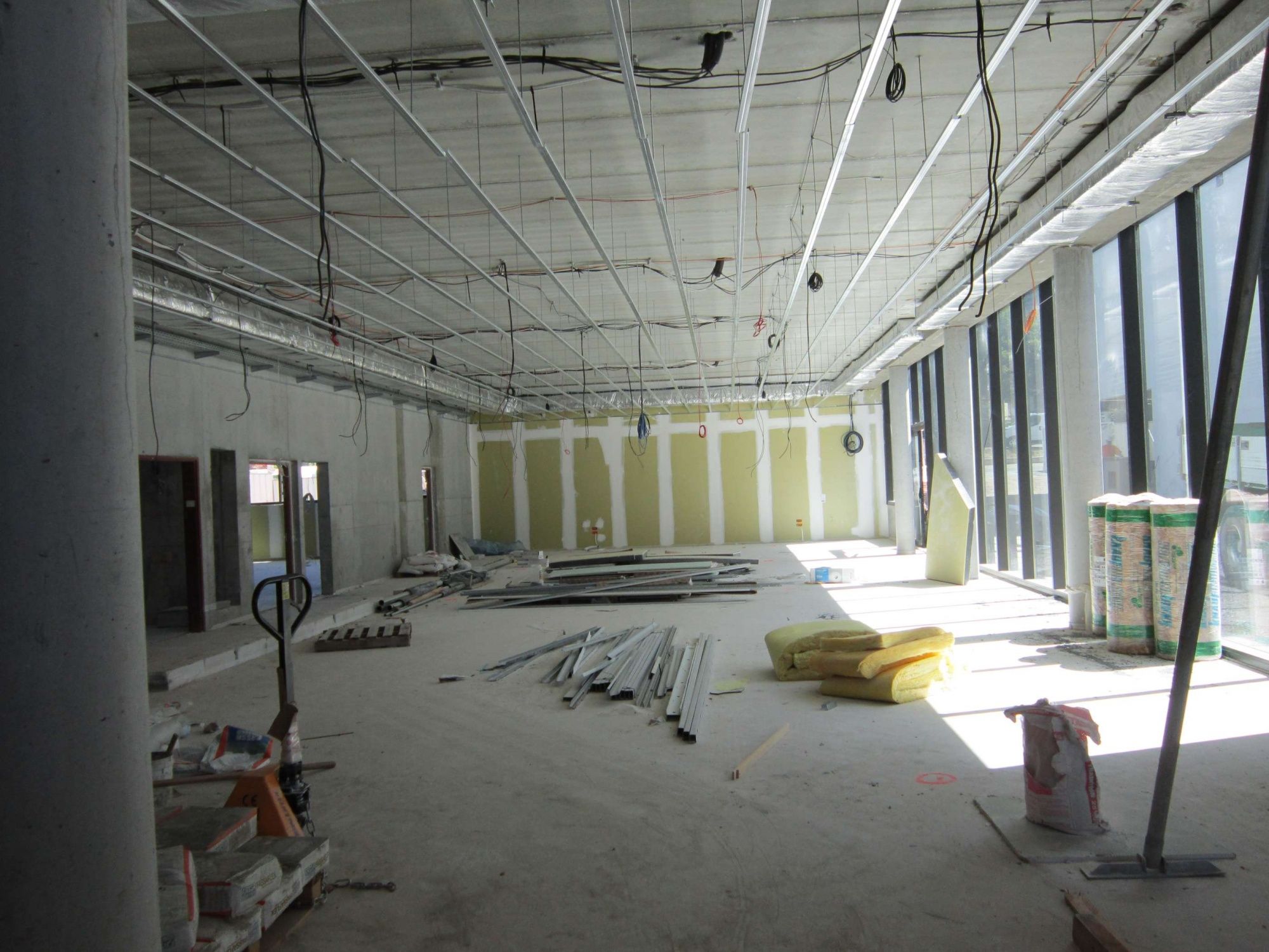 La salle d'expositions