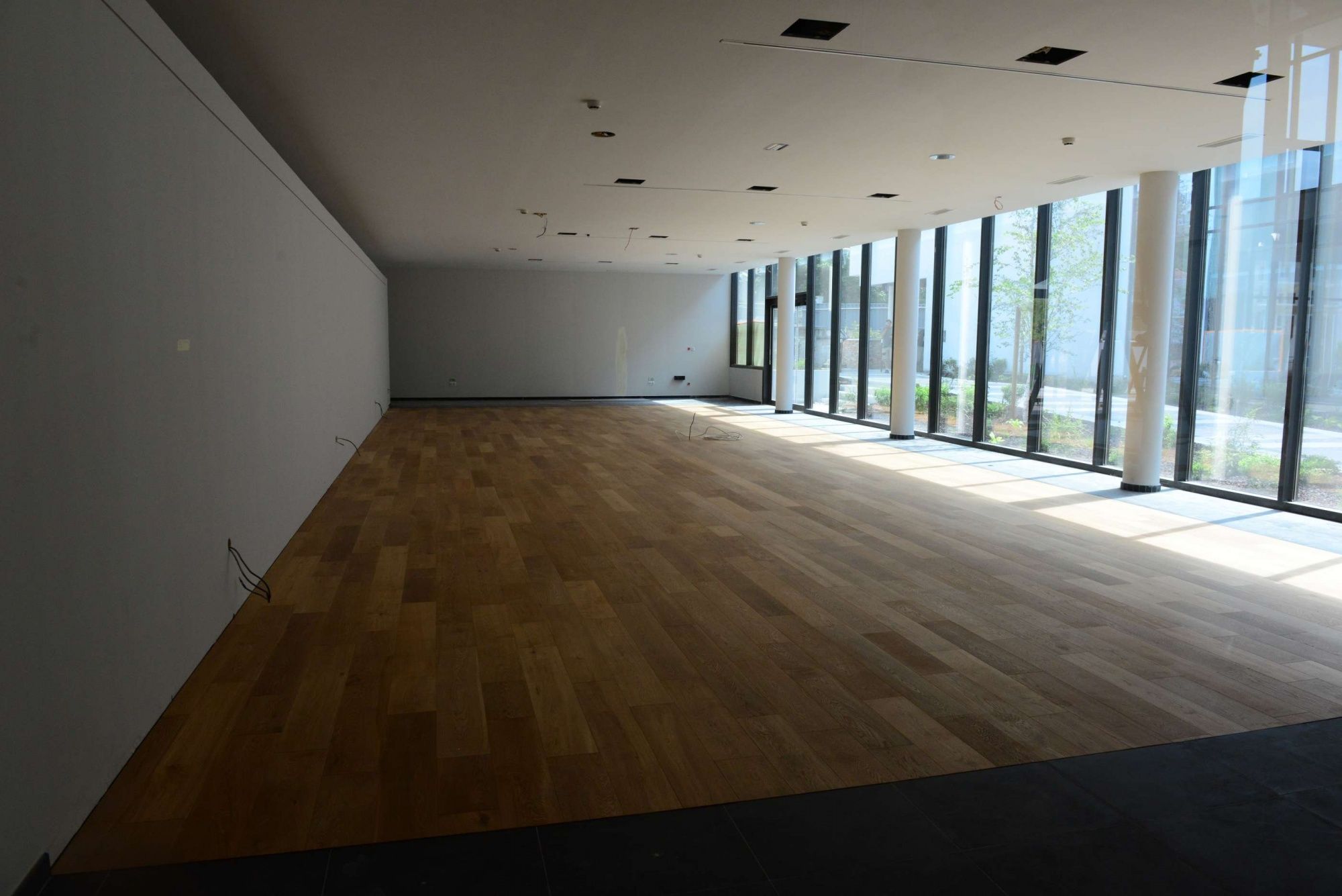 La salle d'expositions