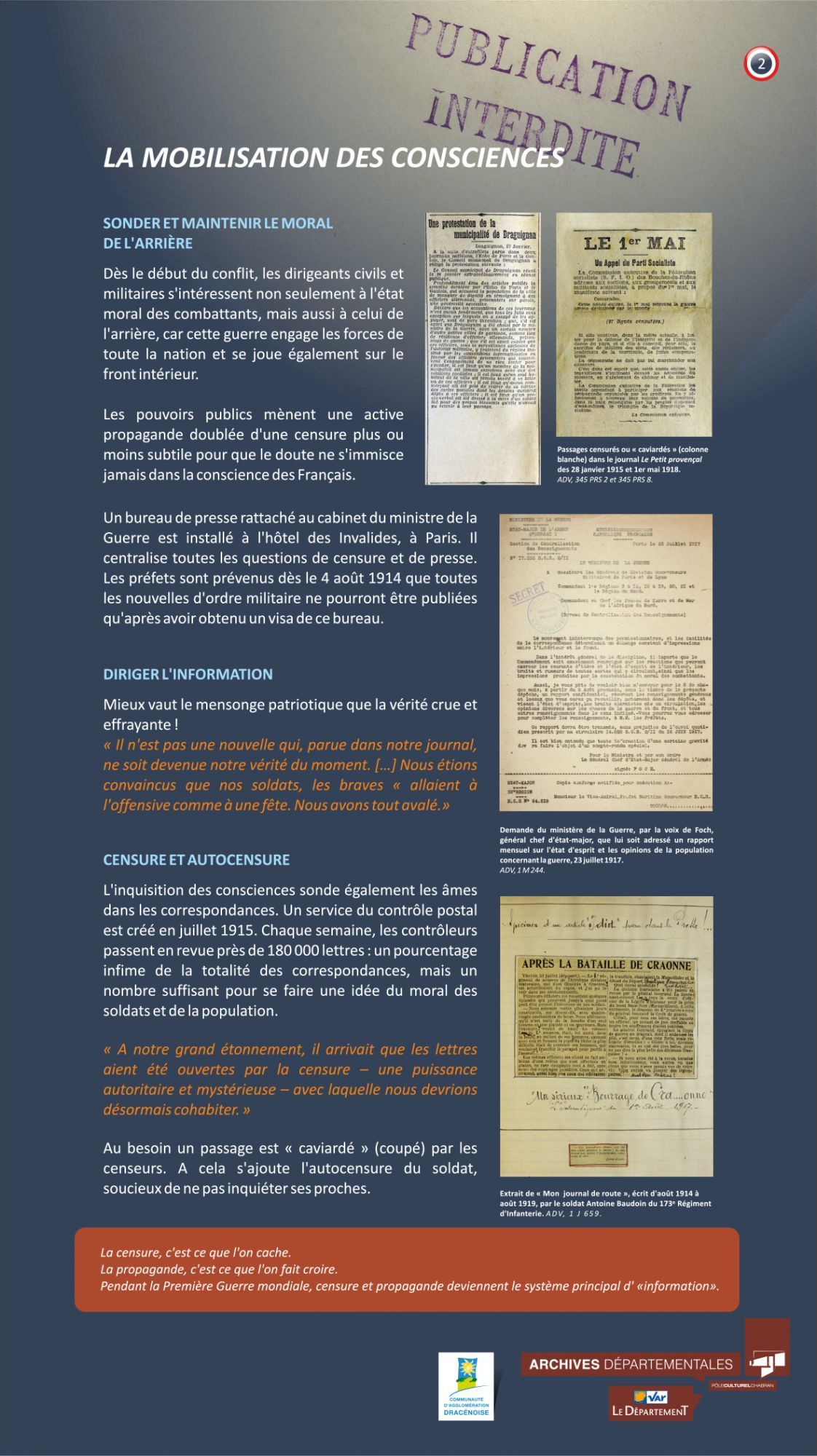 La mobilisation des consciences