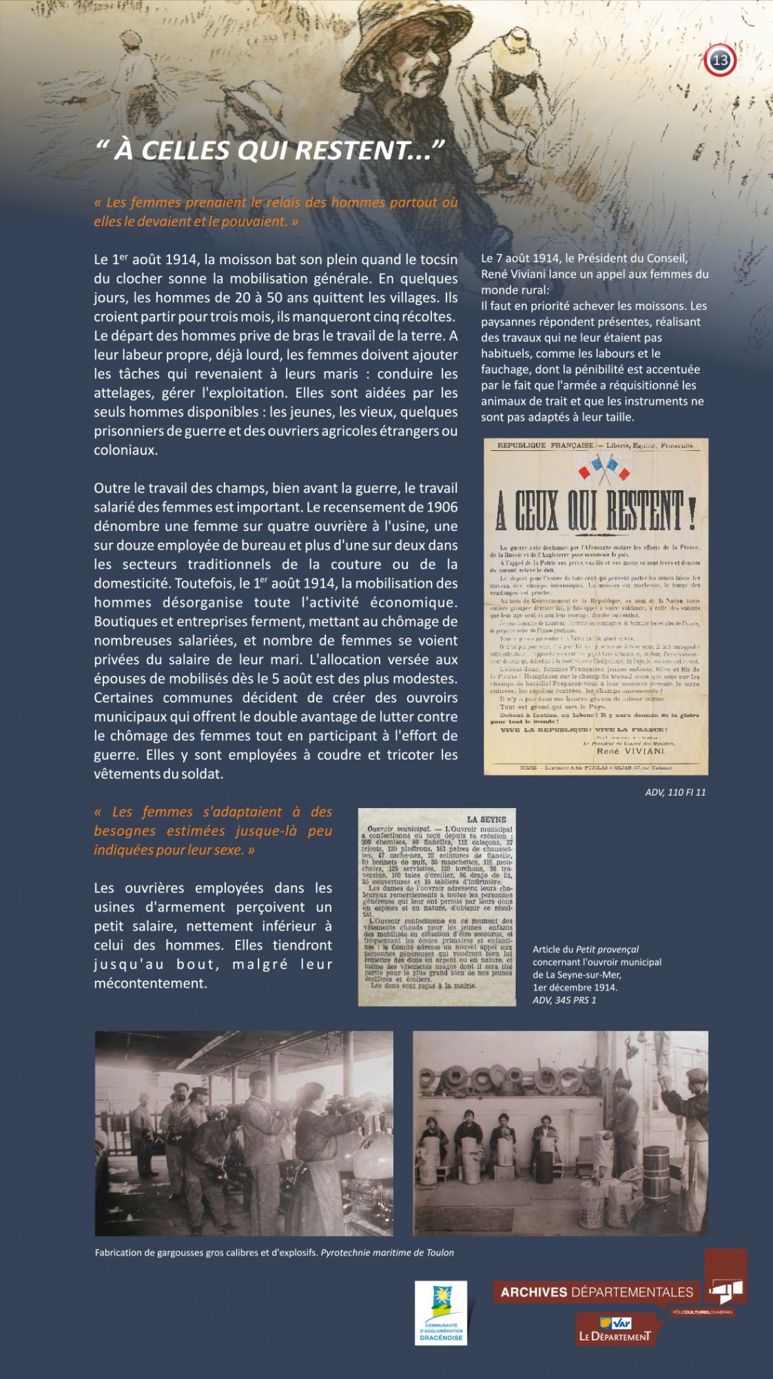 A celles qui restent