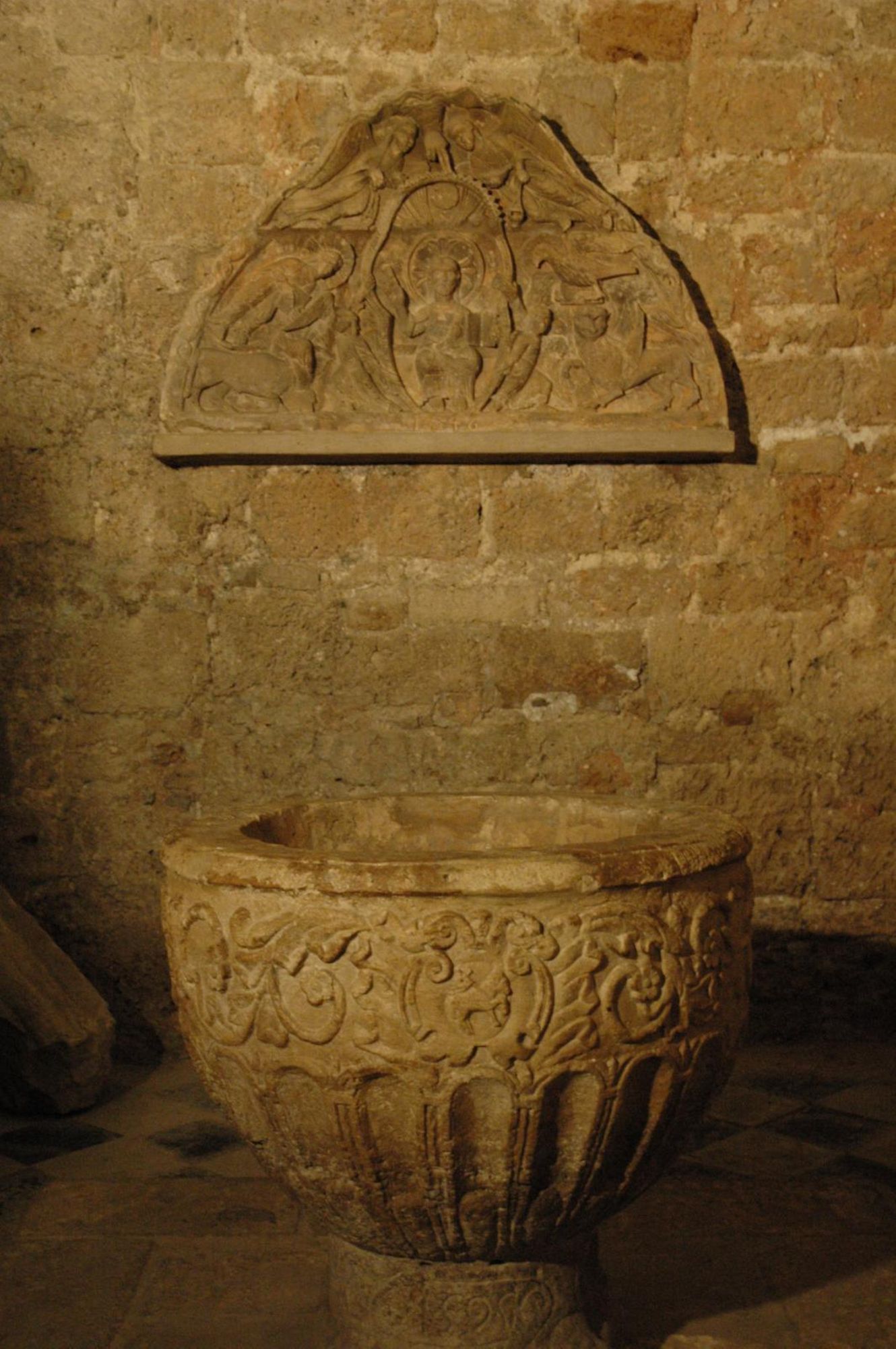 Tympan de la collégiale de Barjols