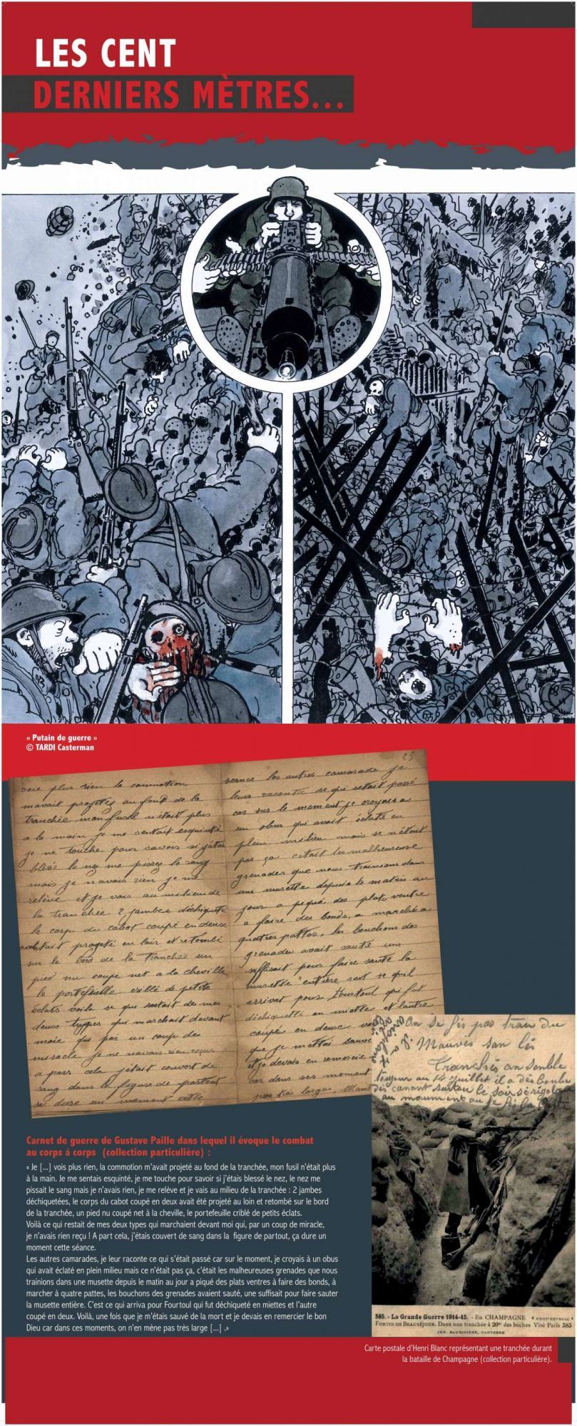 Panneau 3 "Les cents derniers mètres"