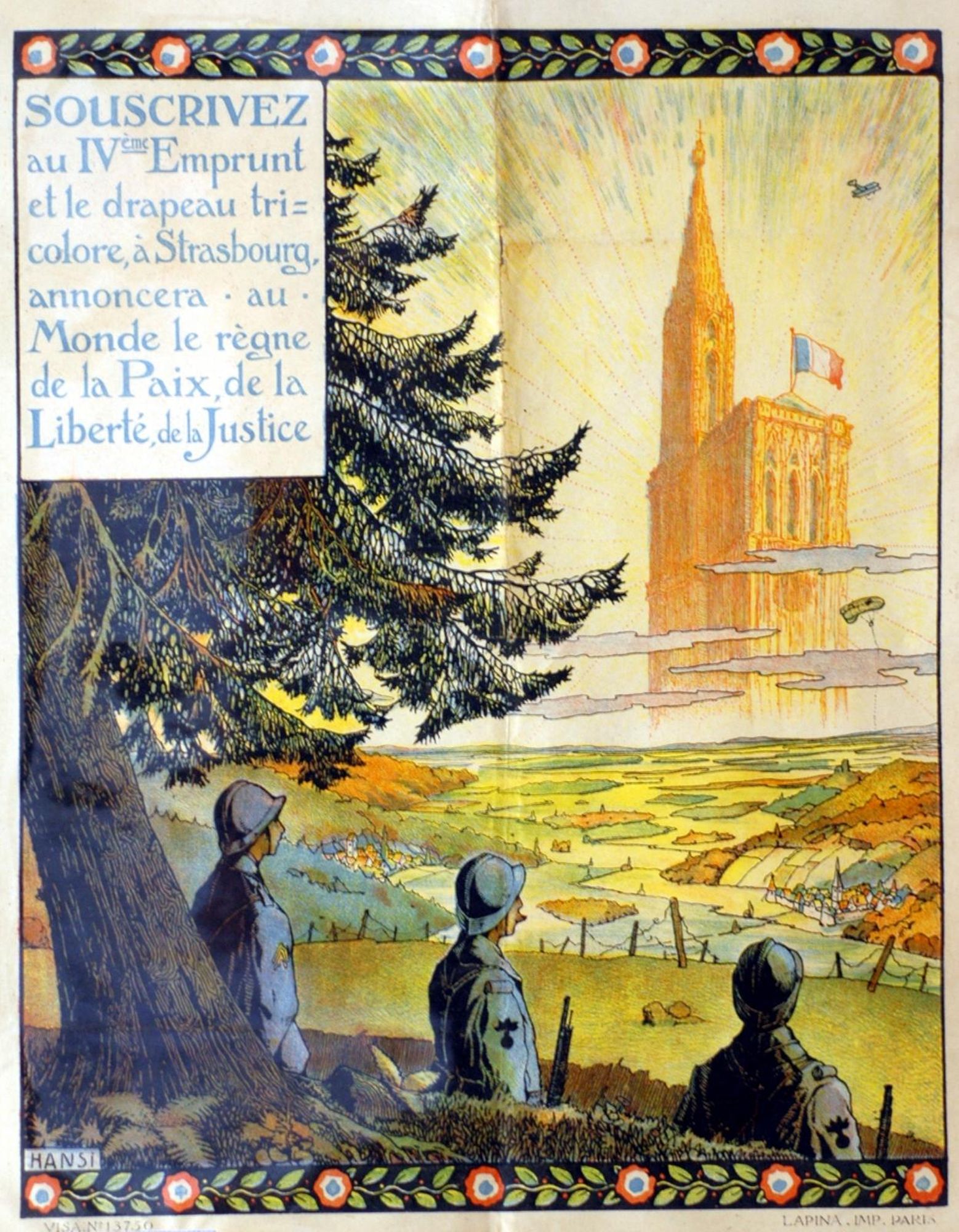 Affiche de propagande française