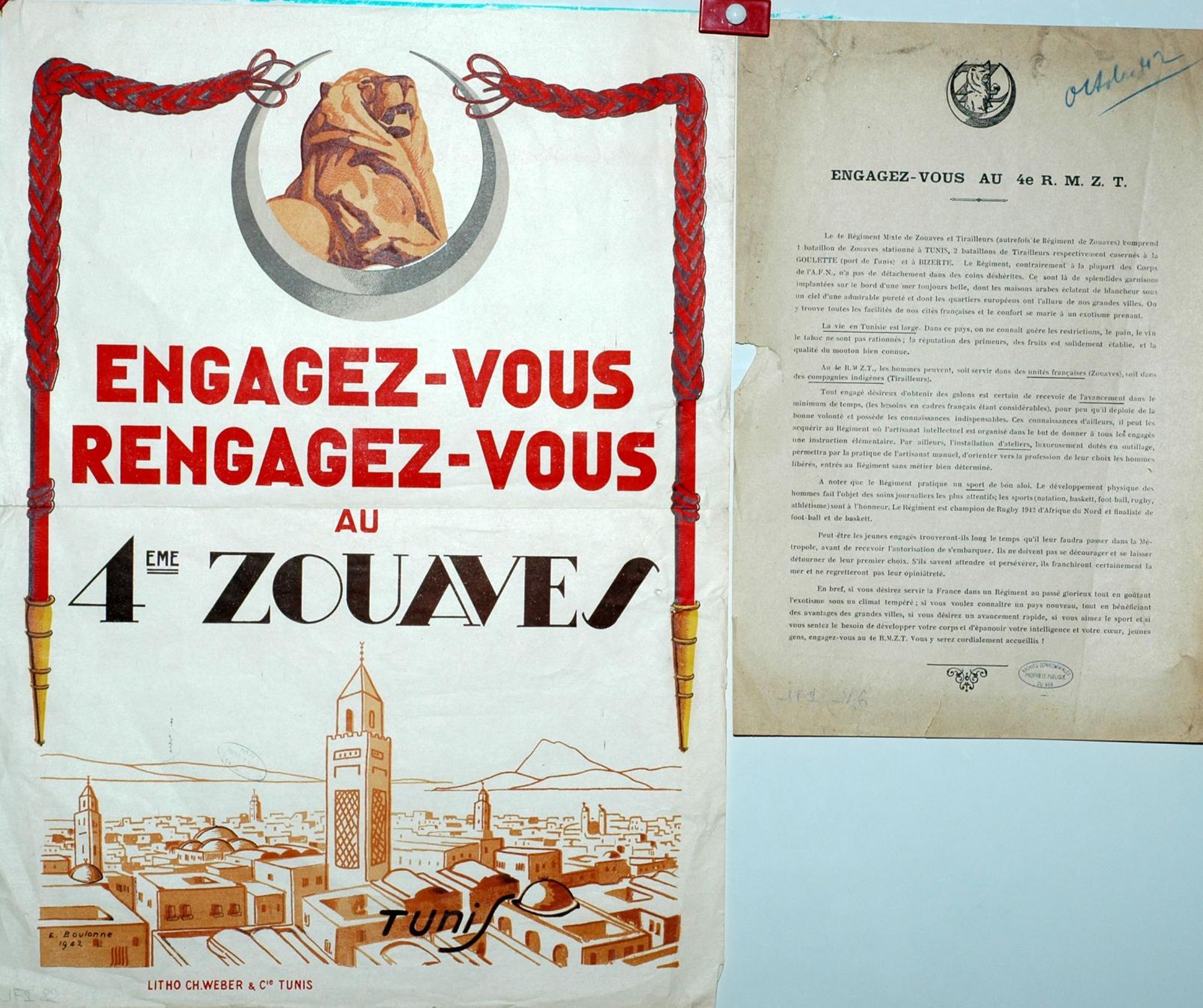 Engagez-vous, rengagez-vous au 4ème Zouaves