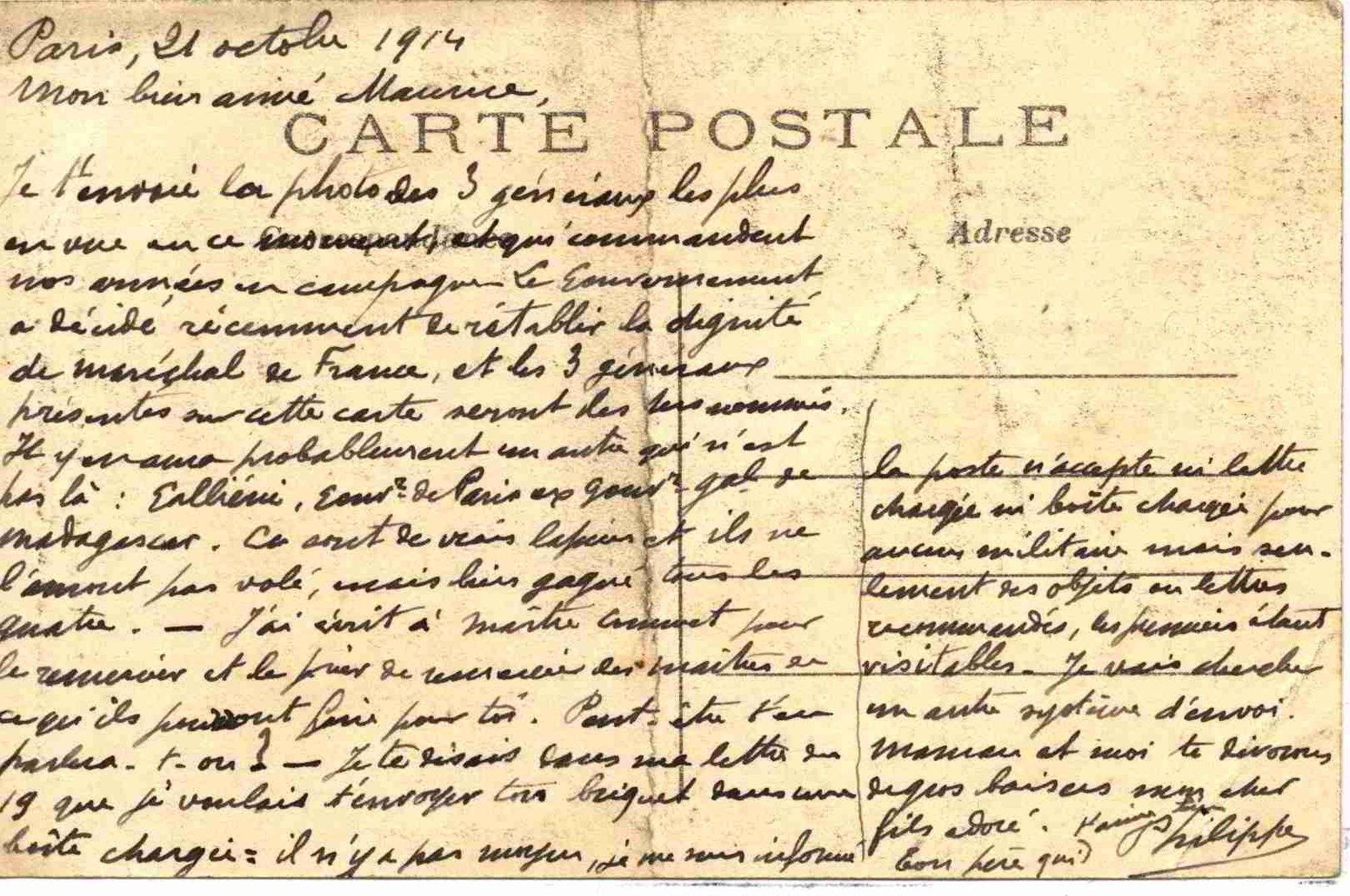 Correspondances et carnets de poilus