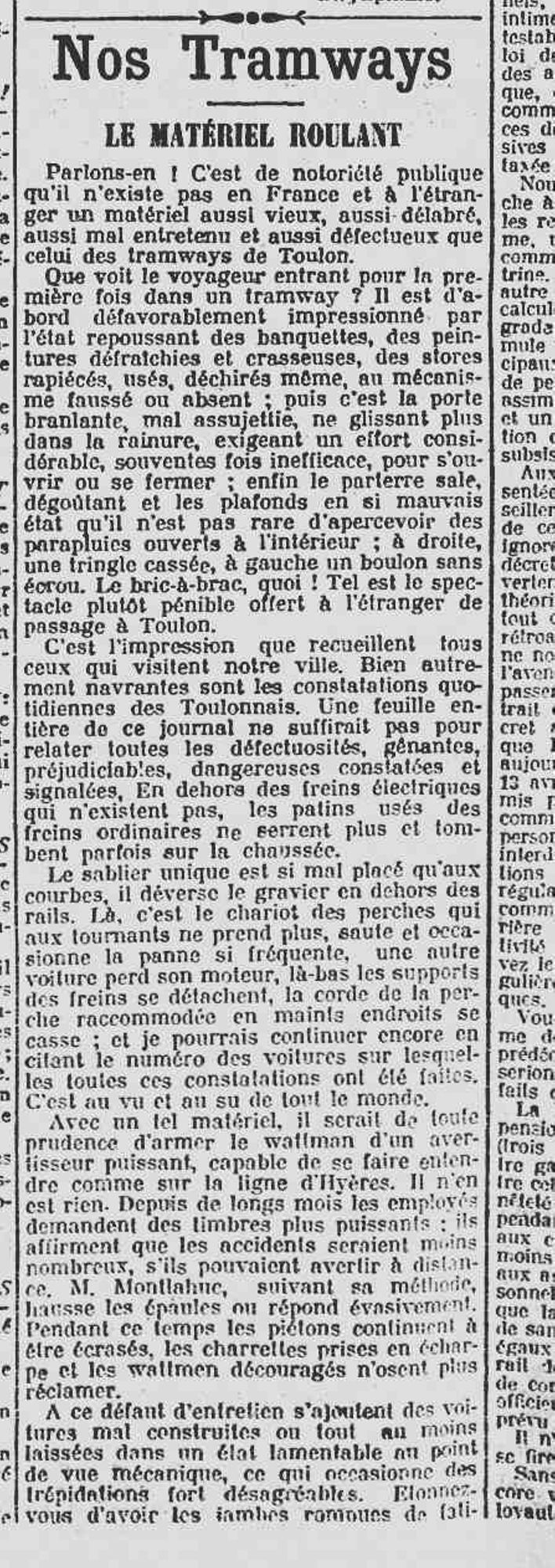 Le Petit Var du mardi 3 septembre 1912