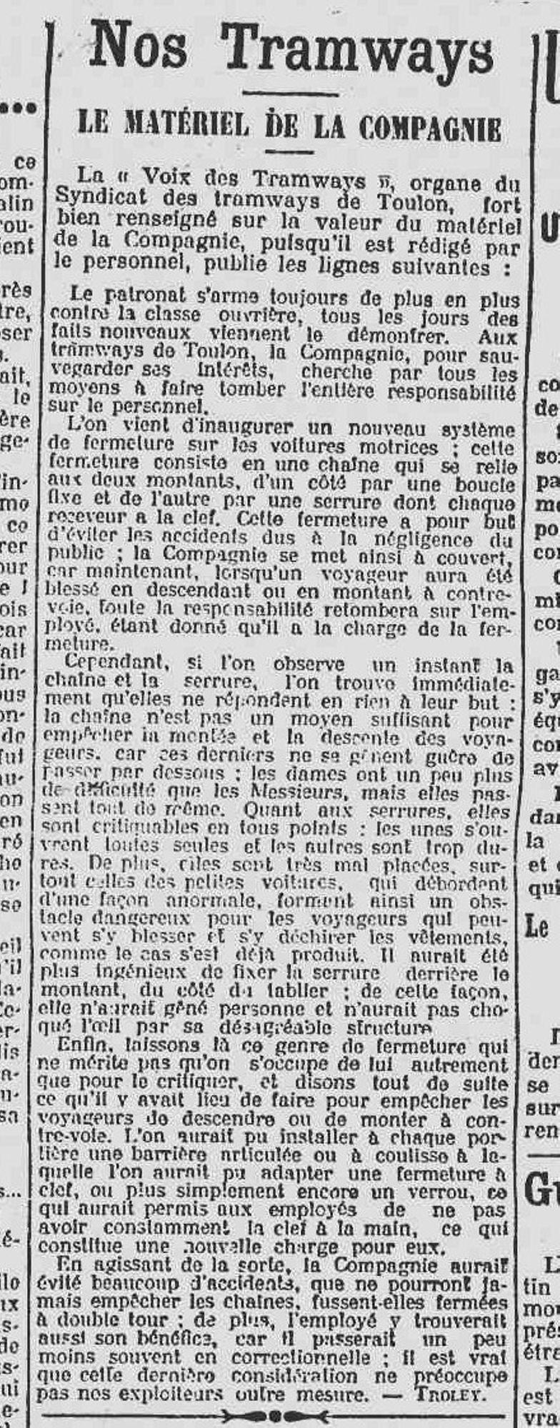 Le Petit Var du mercredi 4 septembre 1912