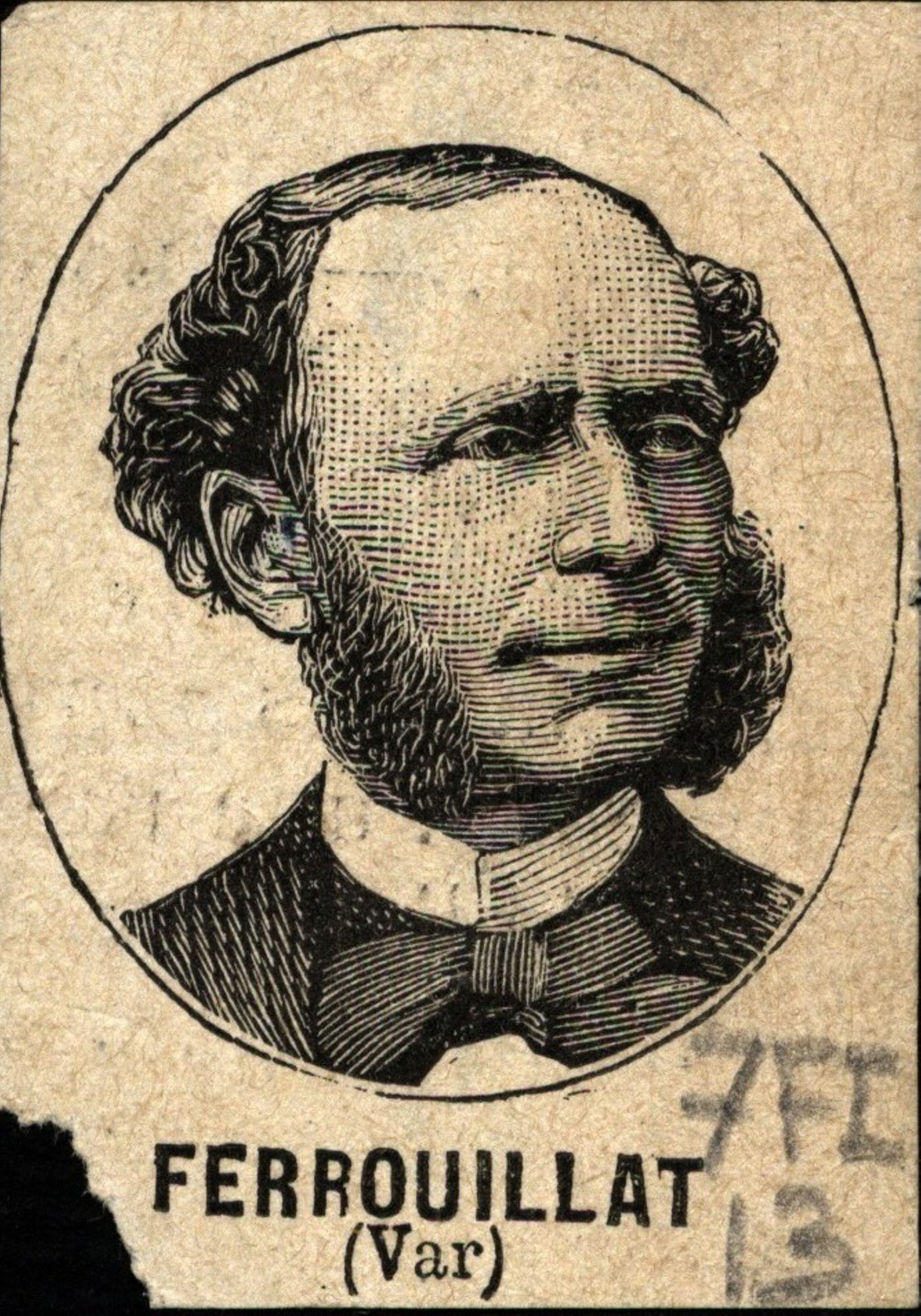 Portrait de Jean-Baptiste Ferrouillat, sénateur du Var (7 FI 13)